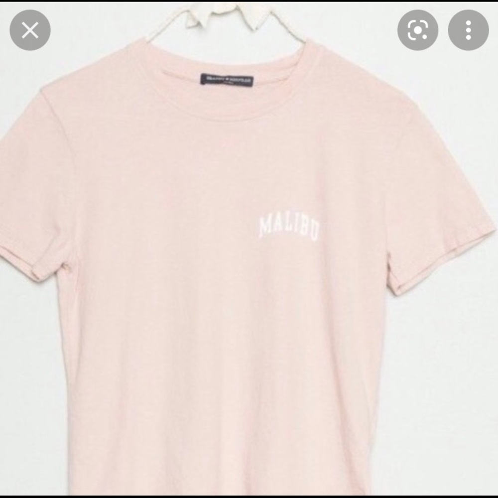 Brandy Melville Pink Malibu T shirt